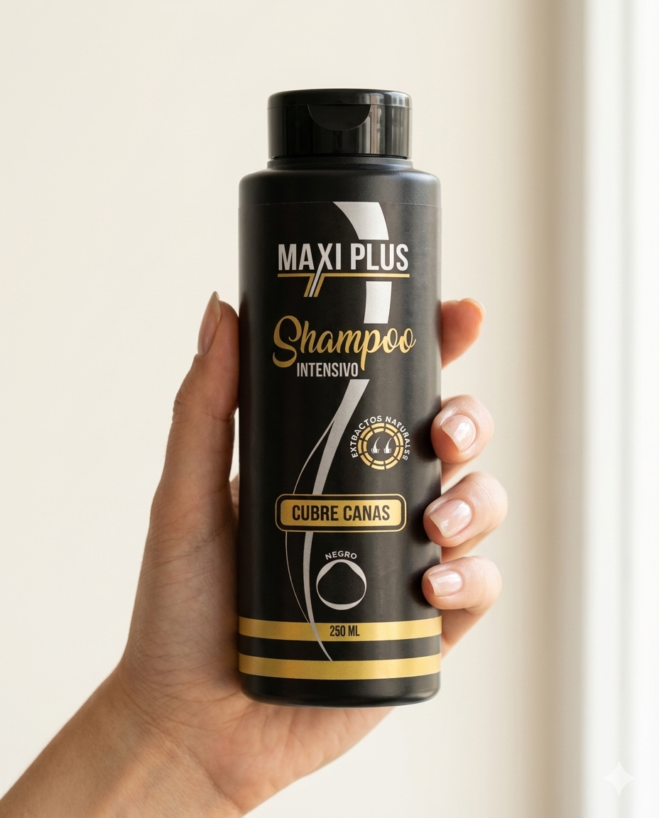 SHAMPOO CUBRECANAS MAXIPLUS + OBSEQUIO